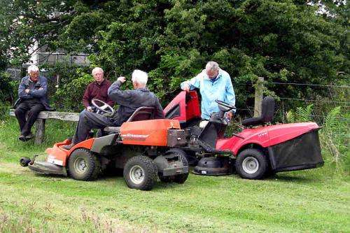 A lawn mower convention?